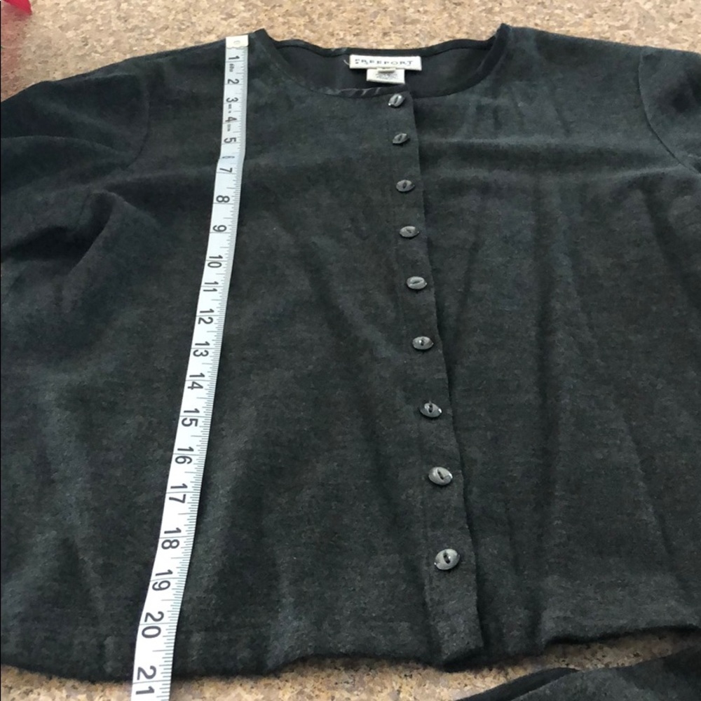 Freeport Studio By L. L. Bean 2 Piece Gray Suit - image 5